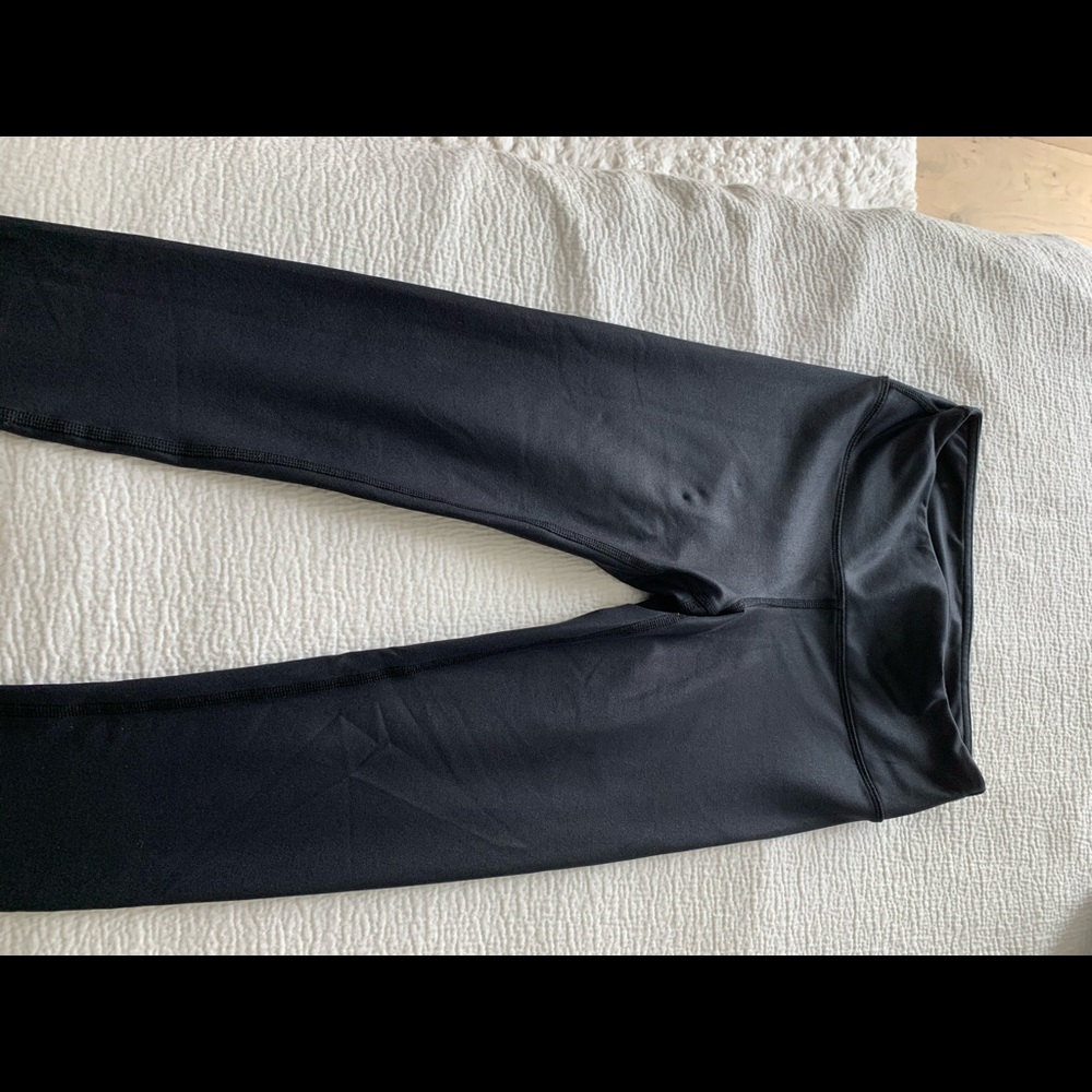 Alo glossy black leggings xxs
